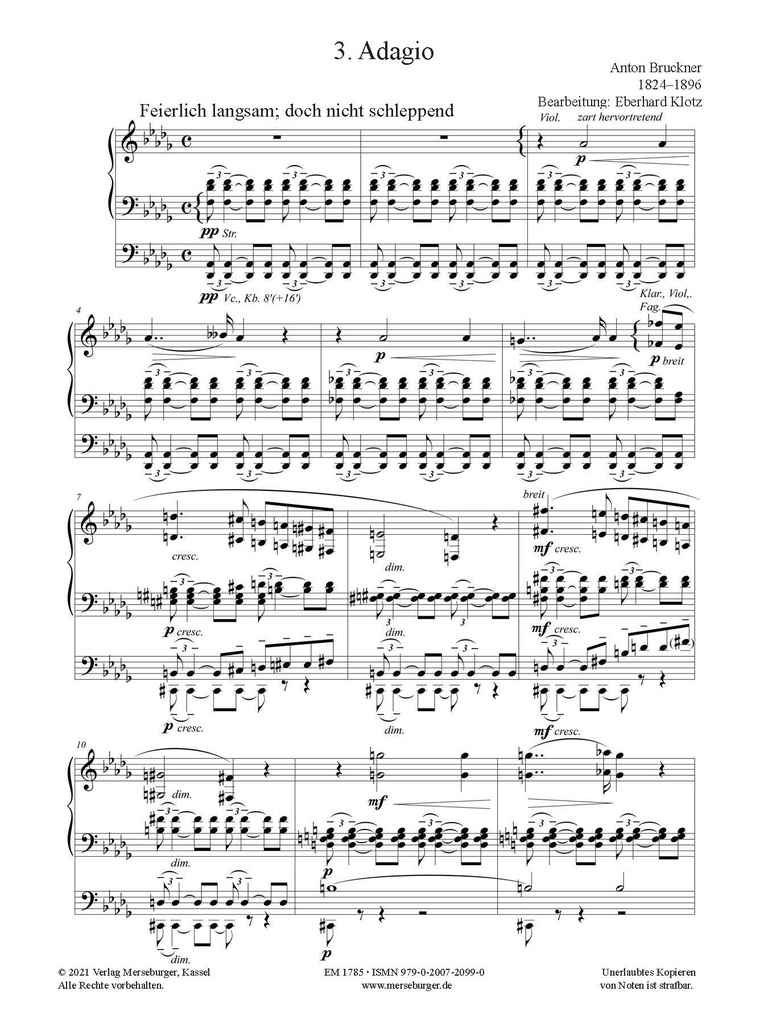 VIII. Symphonie c-moll - Band 1+2 - komplett