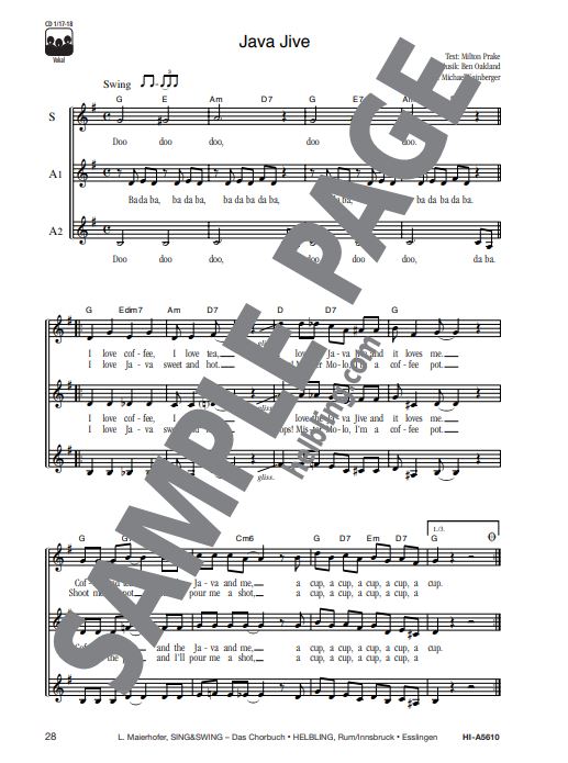 Sing & Swing - Das Chorbuch