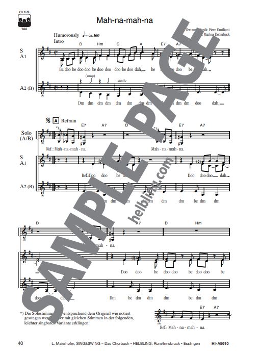 Sing & Swing - Das Chorbuch