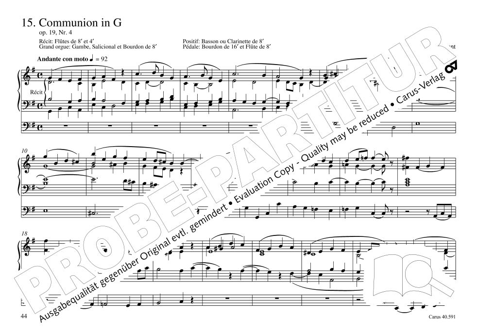 Freie Orgelmusik des 19.Jahrhunderts Band 3