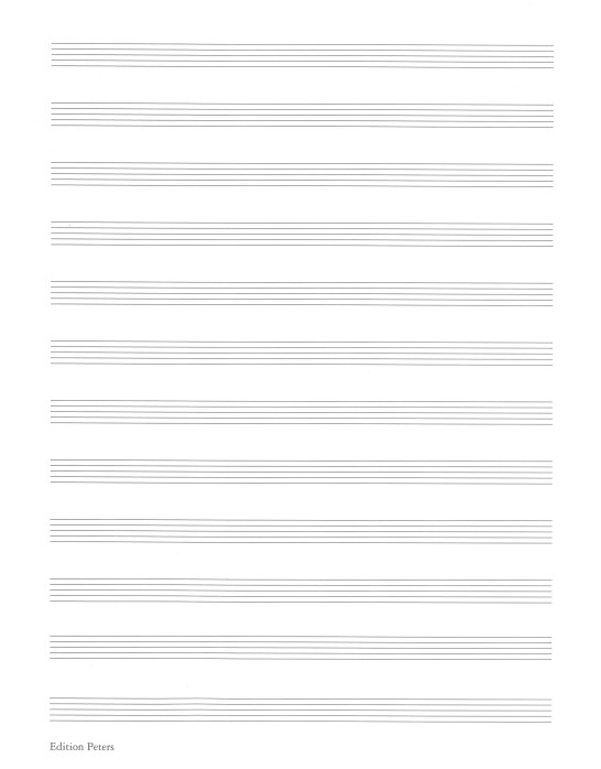 Notenheft - Music Writing Book