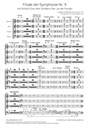 An die Freude, Finale der Symphonie Nr. 9, op. 125