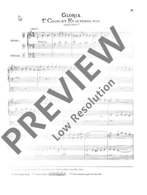 Pieces d'Orgue - Orgelmessen