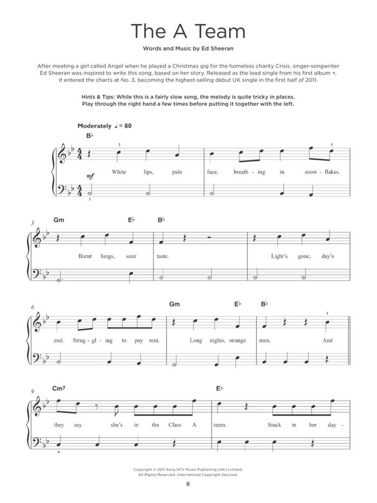 40 Ed Sheeran Songs - Really Easy Piano