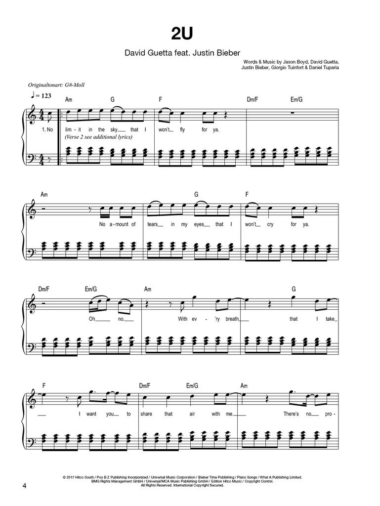 50 Hits in C-Dur Bd. 3 - Rock & Pop