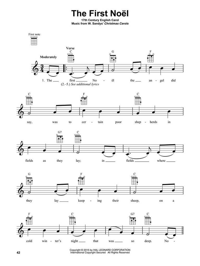 100 Christmas Carols for Ukulele