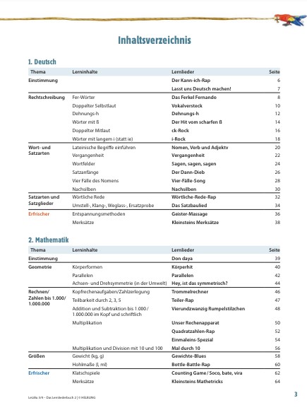 LeLiBu 3/4 - Das Lernliederbuch 2