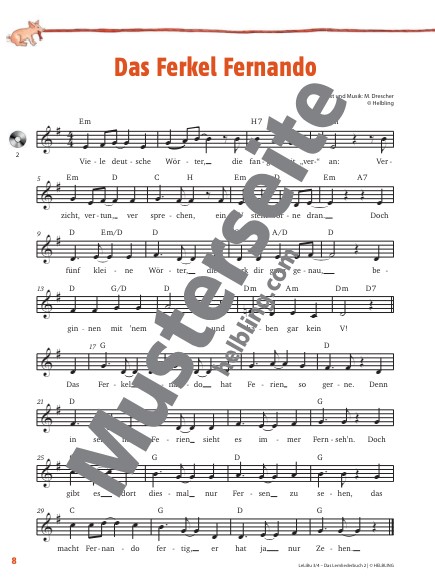 LeLiBu 3/4 - Das Lernliederbuch 2