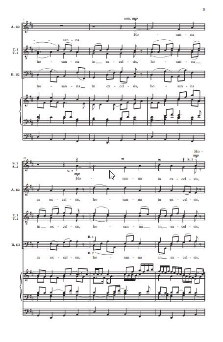 Hosanna in excelsis