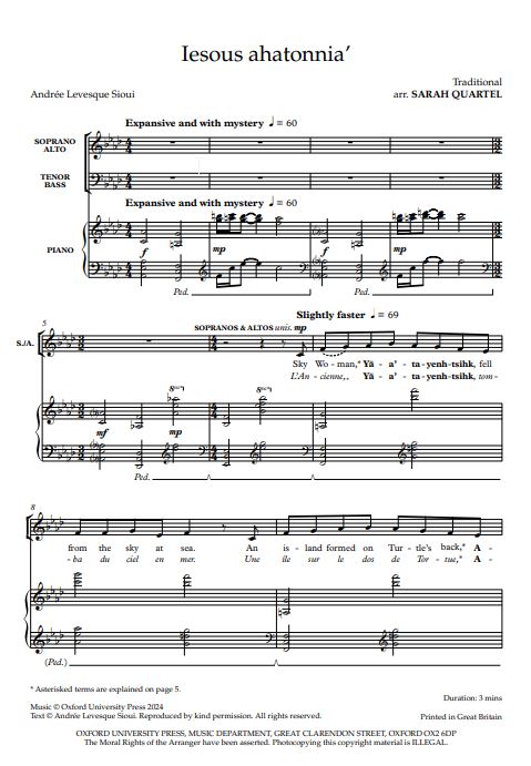 Iesous ahatonnia' (Huron Carol)