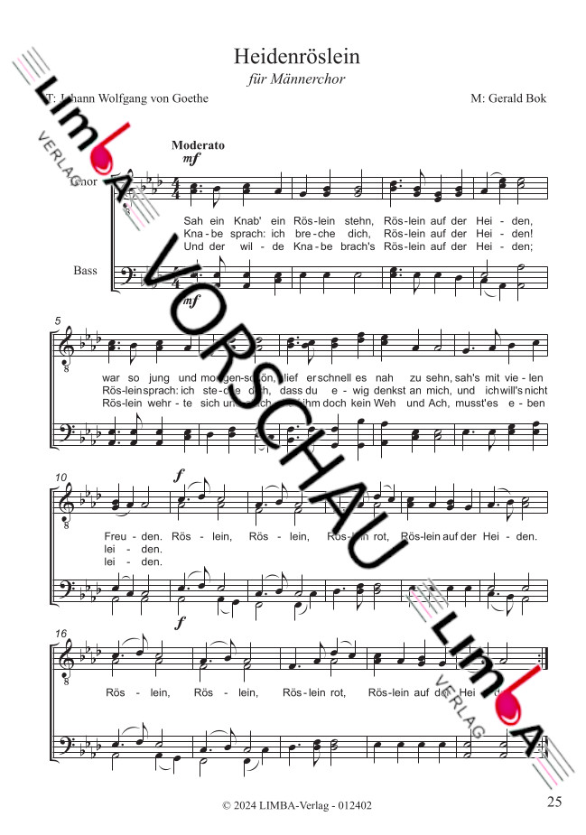 Das Chorliederbüchlein