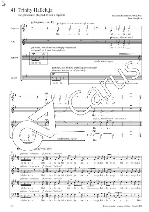Choral Music composed by Women
