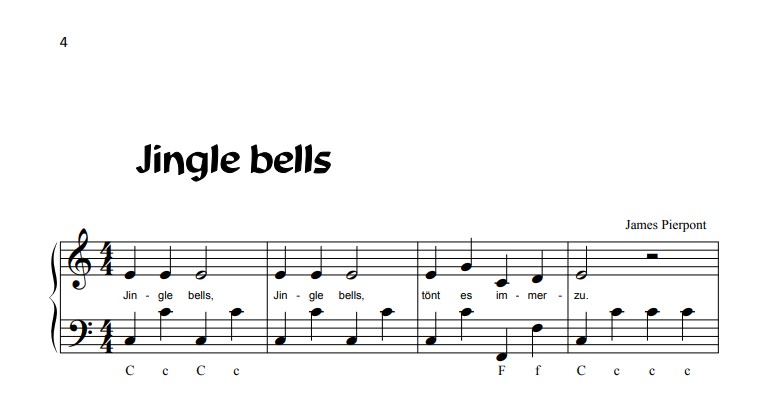 Weihnachtslieder für Akkordeon