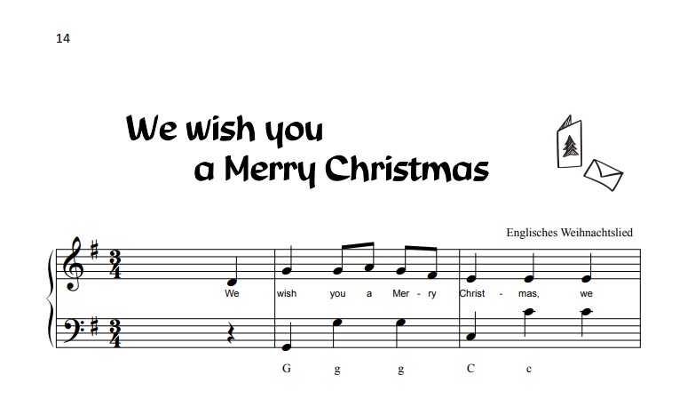 Weihnachtslieder für Akkordeon