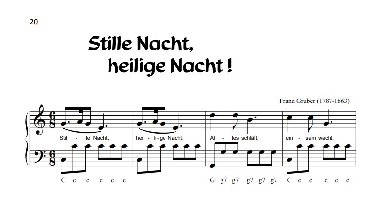 Weihnachtslieder für Akkordeon