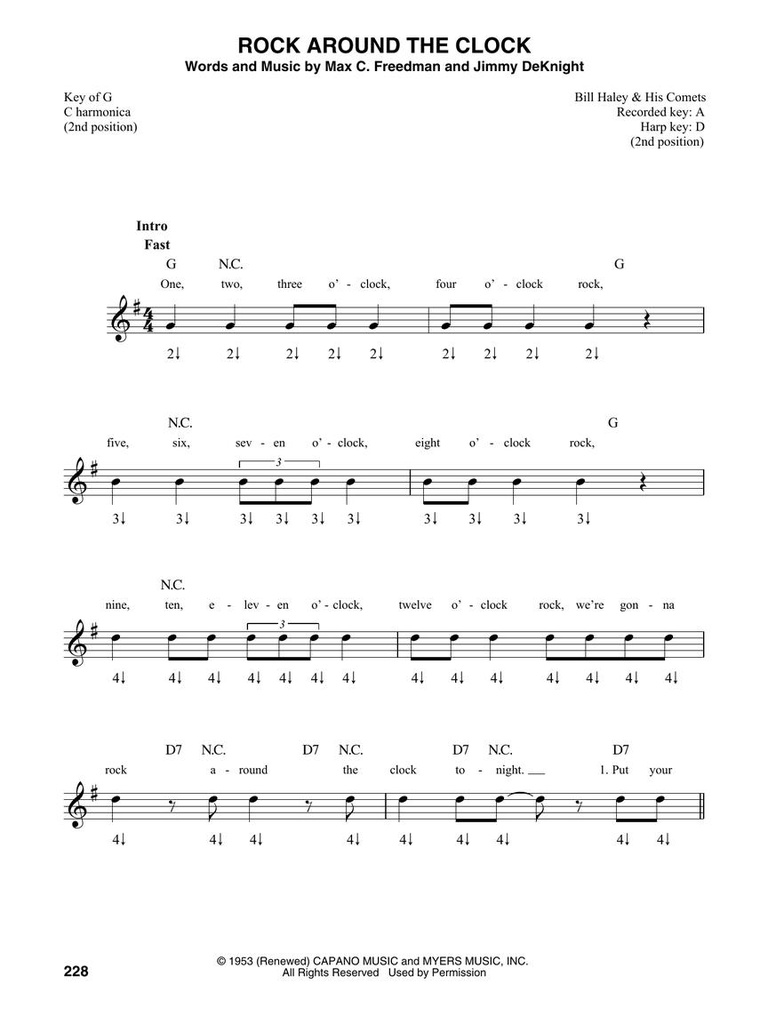 Harmonica Fake Book