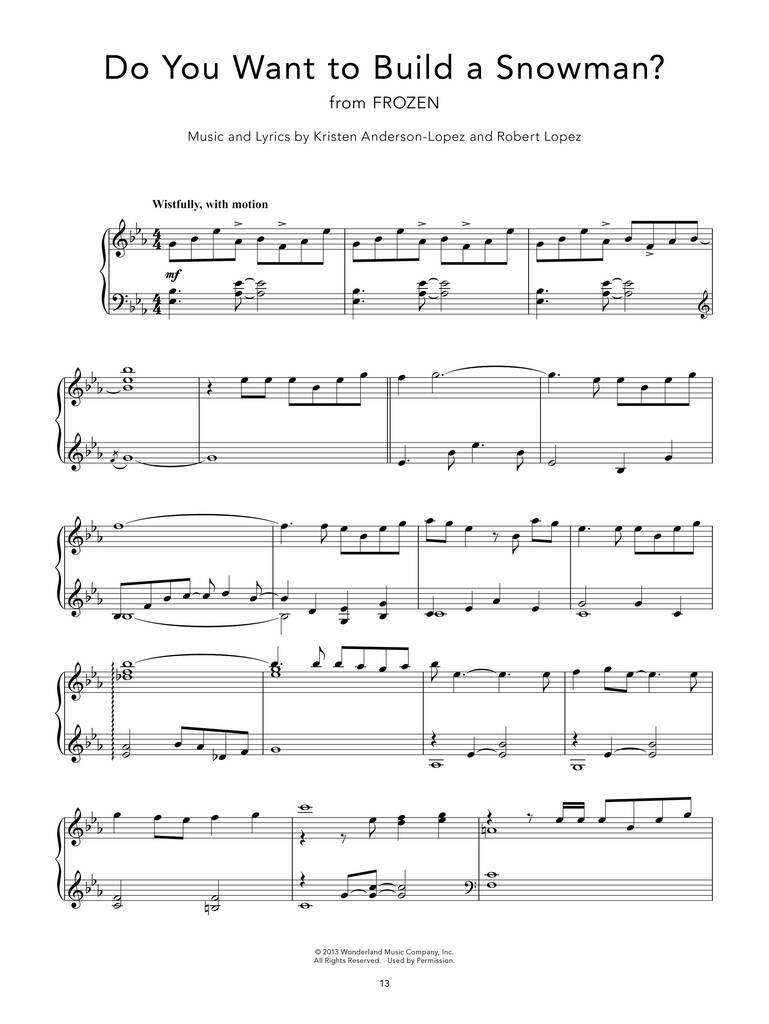 Peaceful Piano Solos Musicals