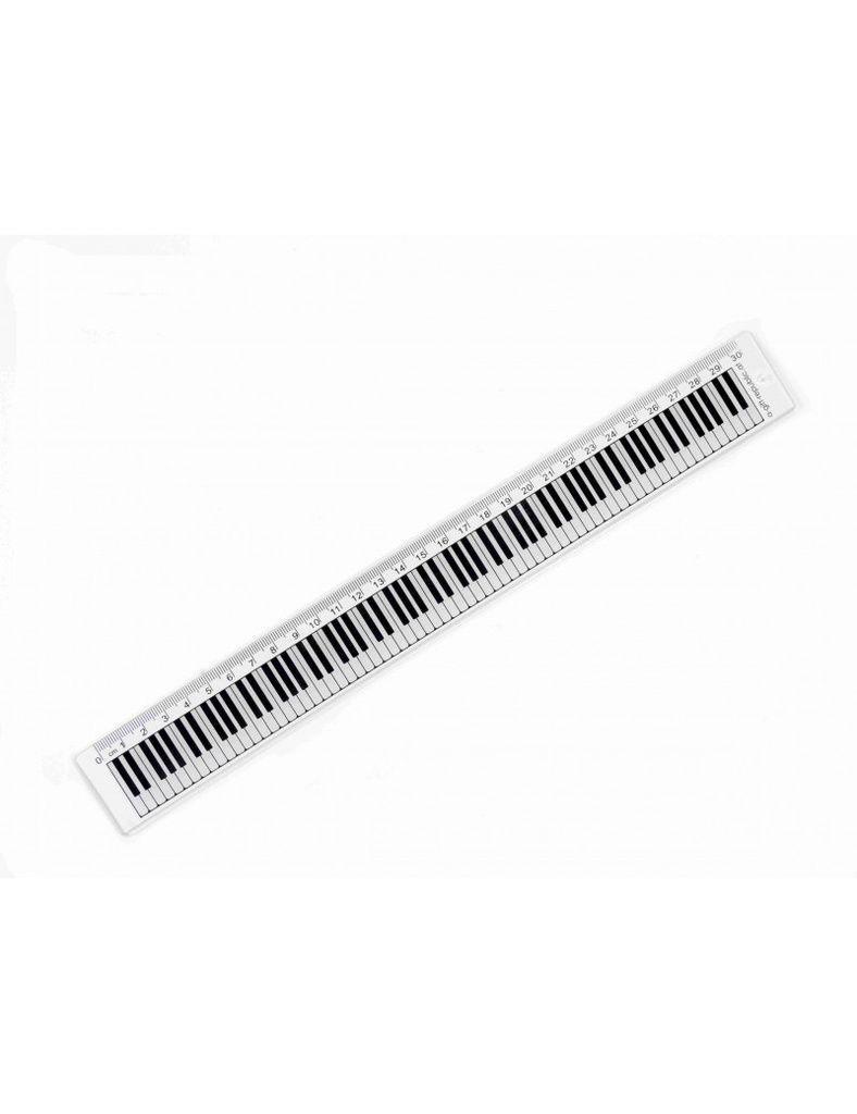 Lineal Tastatur 30cm - transparent