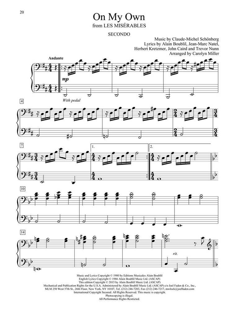 Easy Broadway Duets