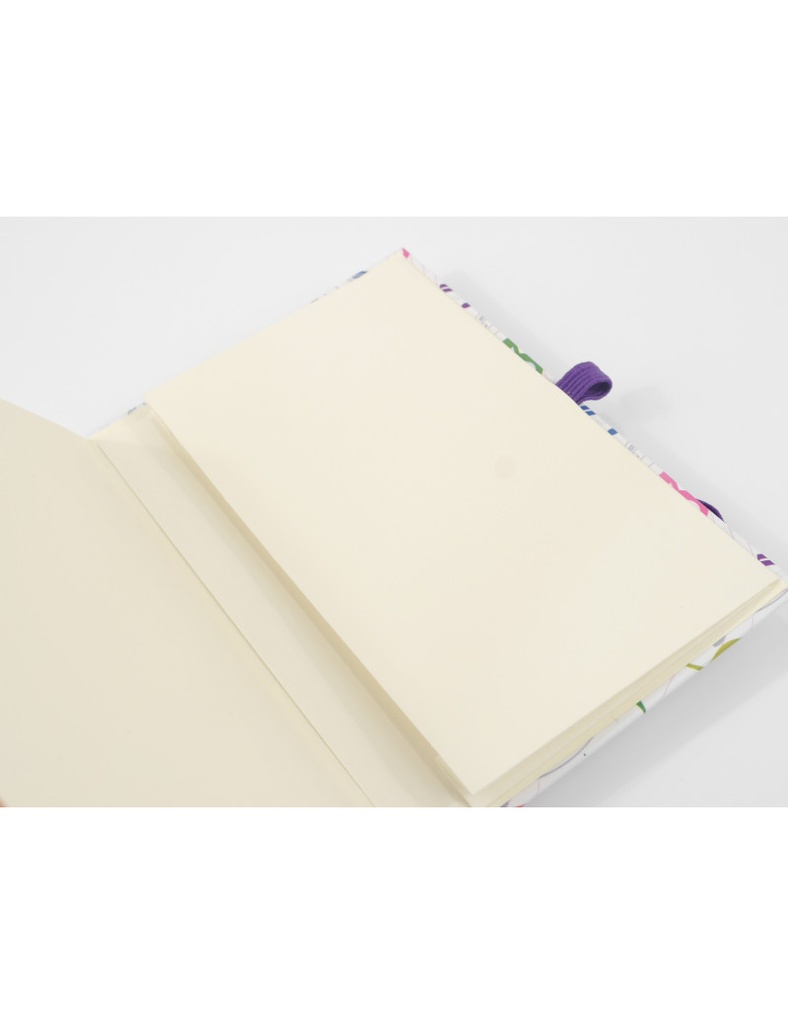 Notizbuch Violinschlüssel bunt A6