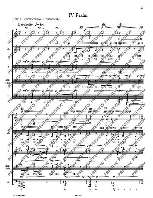 Vier Psalmen