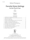 Favorite Hymn Settings for the church year Vol. 1: Advent
