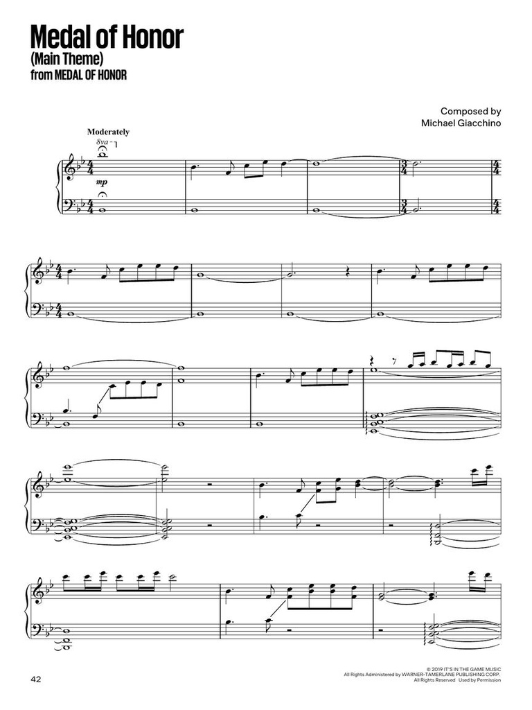 Popular Video Games - Piano Solo