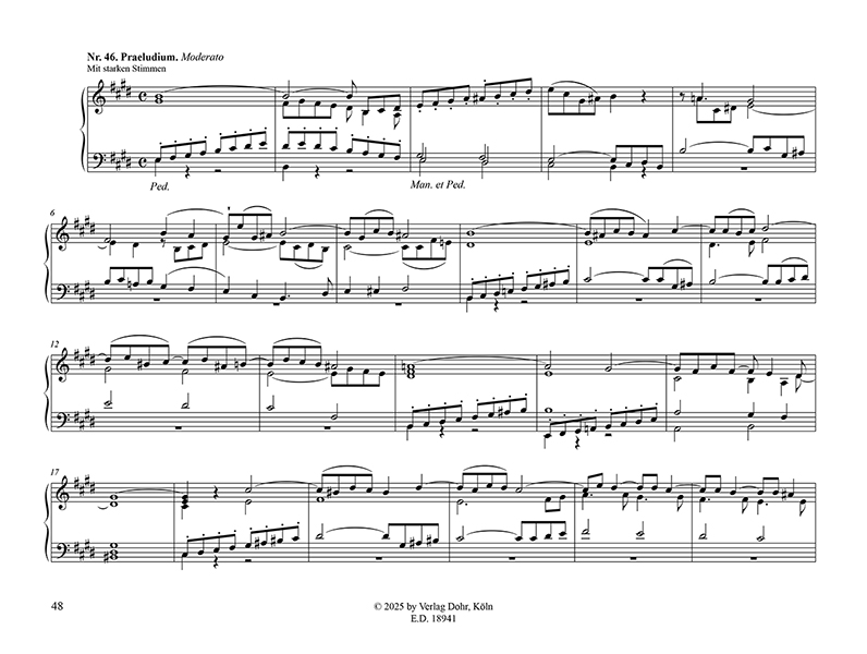 48 leichte Präludien für die Orgel op. 116