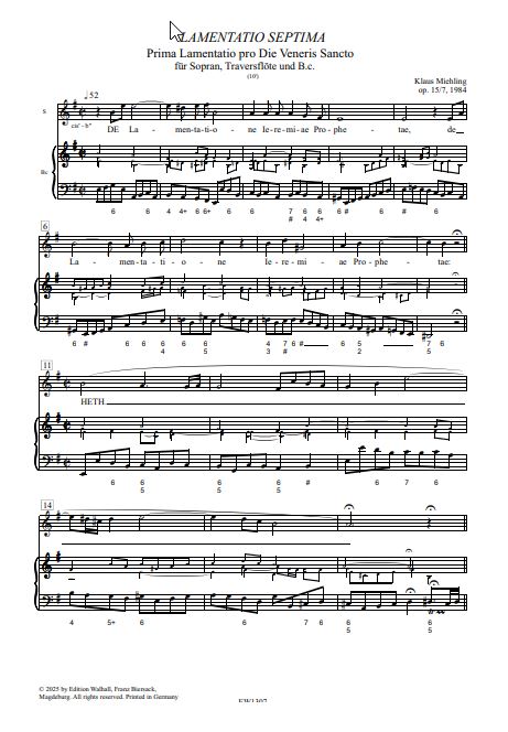 Lamentatio Septima op. 15/7