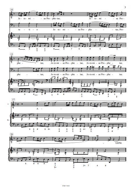 Lamentatio Prima op. 15/1