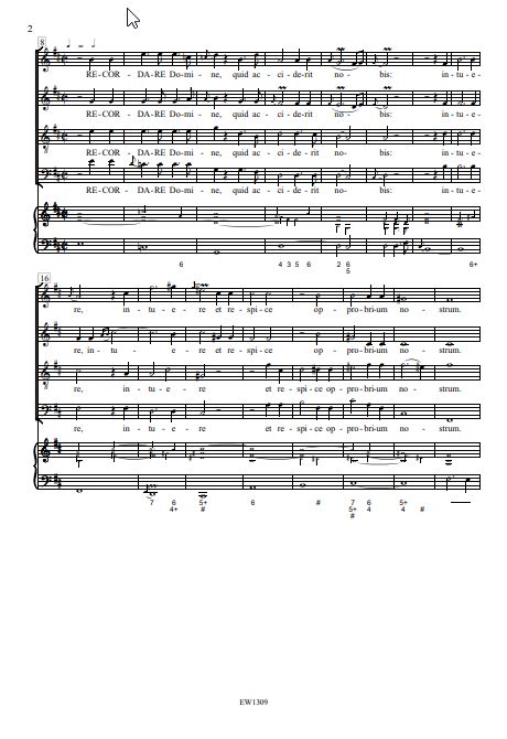 Lamentatio Nona op. 15/9