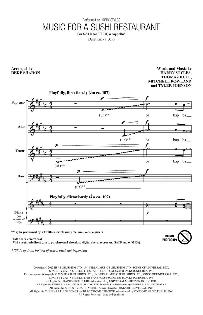 Music for a Sushi Restaurant