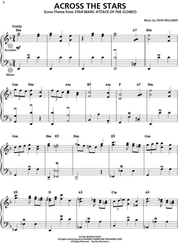 Star Wars for Accordion