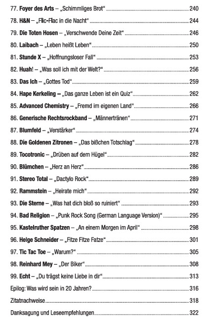 Völlig schwerelos - Glanz und Elend der deutschsprachigen Popmusik in 99 Songs