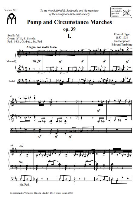 Pomp and Circumstance - Marches Nr. 1-5 op. 39