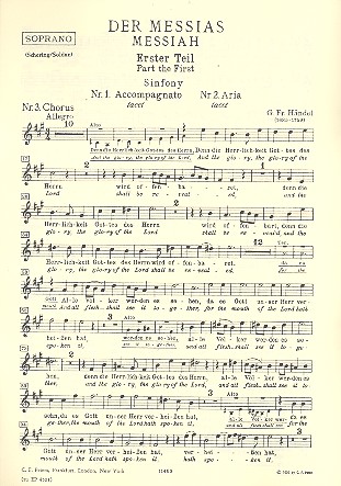 Der Messias / Messiah, HWV 56