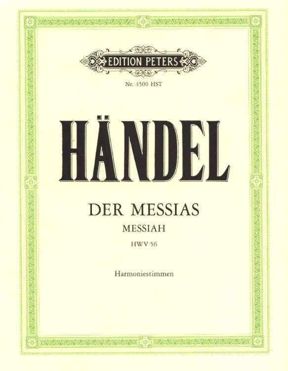 Der Messias / Messiah, HWV 56