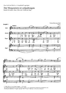 Der Morgenstern ist aufgedrungen