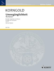 Unvergänglichkeit op. 27