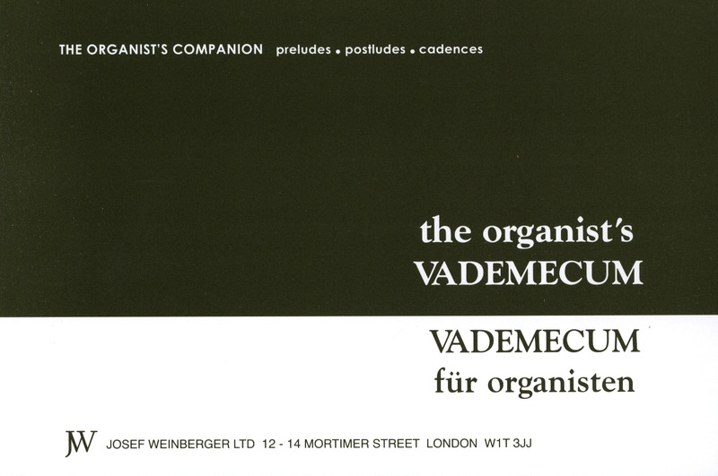 Vademecum für Organisten
