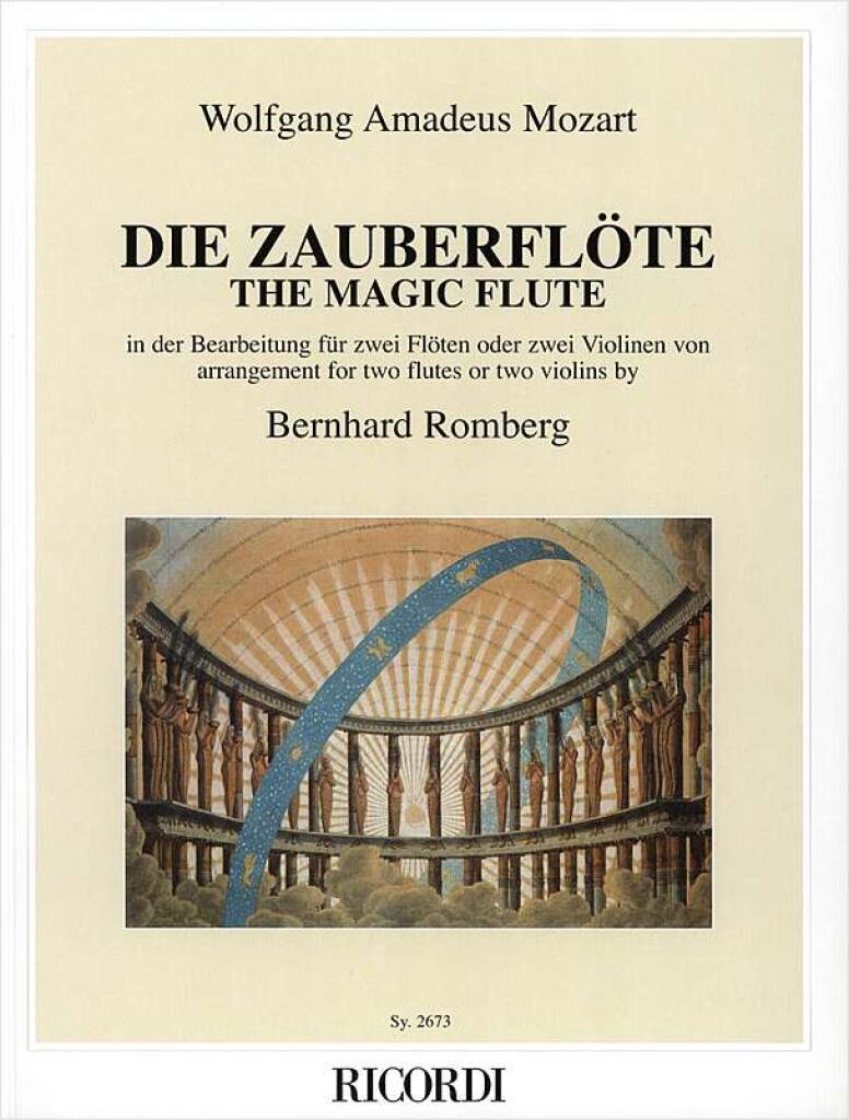 Die Zauberflöte für 2 Flöten oder 2 Violinen