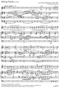 Heil'ge Nacht / Osterlied, op. 128/3+4