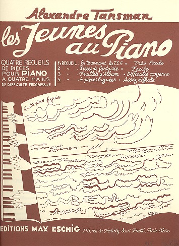 Les Jeunes auf piano, 4 recueil - Pieces Fuguees