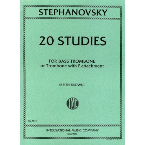 20 studies for Bass Trombone