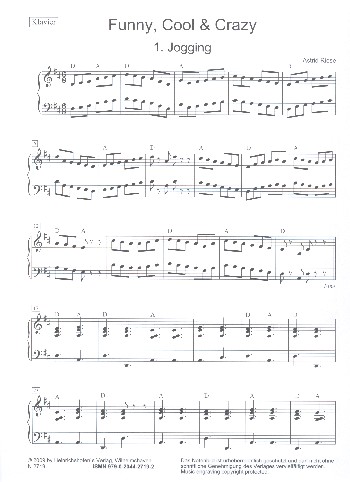 Funny, Cool & Crazy - Klavier