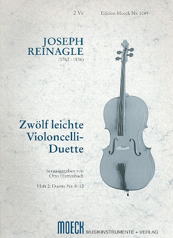 12 leichte Cello Duette Heft 2 Nr. 8 - 12