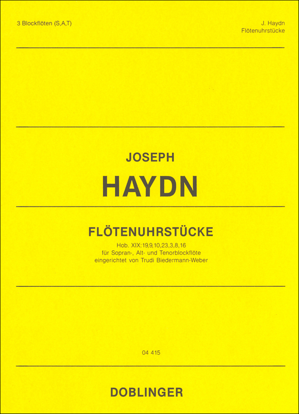 Flötenuhrstücke