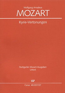 Kyrie-Vertonungen, KV 341 (368a), 33, 89, 90