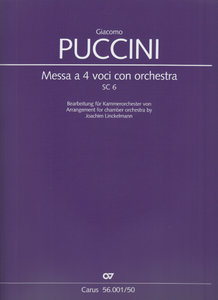 Messa a 4 voci con orchestra (1880), SC 6 (Messa di Gloria) - Fassung für Kammerorchester