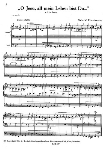 Sechs Choralvorspiele